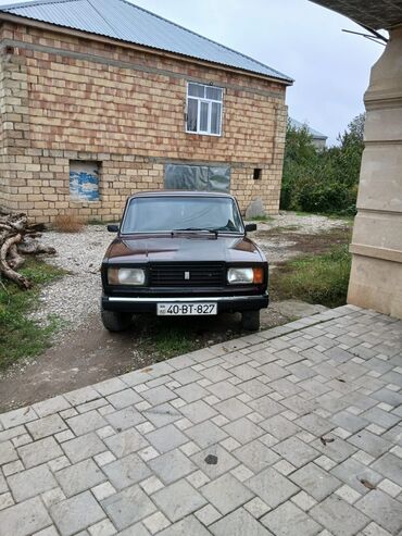 VAZ (LADA): VAZ 2107 sedan 700 manatlıq 4 kalonka - Kuzov: 4 qapılı sedan, tünd — 9
