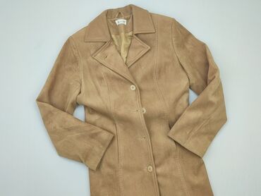 brązowa bluzki damskie: Пальто жіноче, S, стан - Дуже гарний