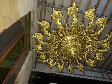 светодиодная лампа: Çılçıraq, 10 və daha çox lampa, Metal