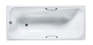 чугунные батареи новые: Ванна, Прямоугольная, Материал: Чугун, Размер: 170 x 75 см