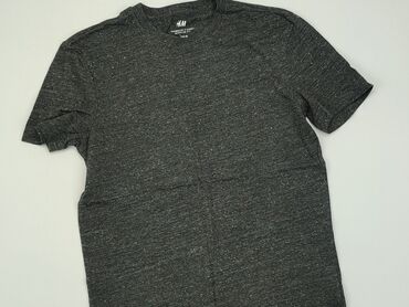t shirty damskie czarne z nadrukiem: T-shirt, H&M, XS (EU 34), condition - Good