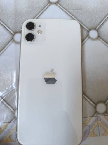 рассрочка айфон: IPhone 11, Колдонулган, 128 ГБ, Ак, Каптама, 85 %