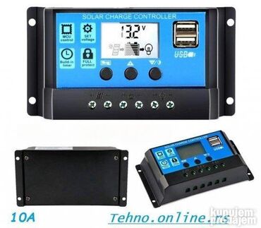 Elektro materijal: Solarni kontroler regulator 10a,20a,30a,40a,50a,60a — 5