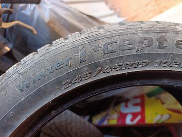 Шиналар: Шиналар 245 / 45 / R 19, Кыш, Жаңы, Комплект, Hankook — 2