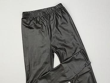 getry z zapiętkami: Leggings, Legginsy Ze skóry ekologicznej damskie, rozmiar S — 1