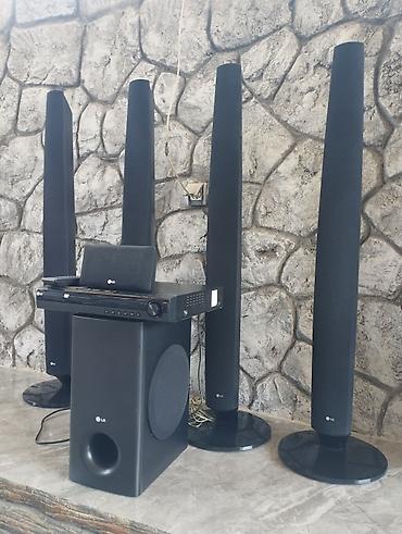 Musiqi mərkəzləri: LG ev kinoteatrı 5.1 kanal Komplekt: - 4 ədəd hündür “tower” ön/arxa — 3