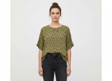 elegancka tunika plus size: H&M, Women's blouse, size 3XL