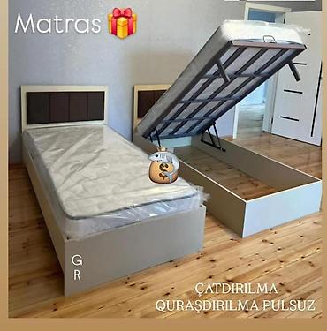 carpayı tek: - Tək nəfərlik qaldırılan mexanizmli çarpayı - İnteqrə olunmuş geniş — 1