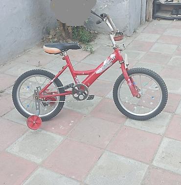 start velosiped 29: Uşaq velosipedi – qırmızı rəng - Çərçivə: metal, aşağı enişli uşaq — 1