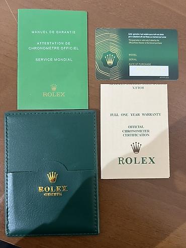 Aksesuarlar: Yeni, Qol saatı, Rolex, rəng - Qızılı — 3