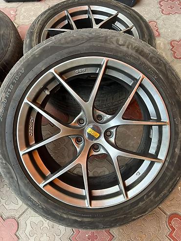 Шиналар жана дисктер: Дөңгөлөктөр монтажда 225 / 45 / R 18, Кыш, Колдонулган, Комплект, Жеңил унаалар, тешиктери - 5 — 2