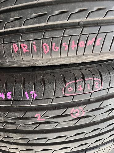 Шины: Шины 215 / 45 / R 17, Б/у, Пара, Легковые, Bridgestone — 3