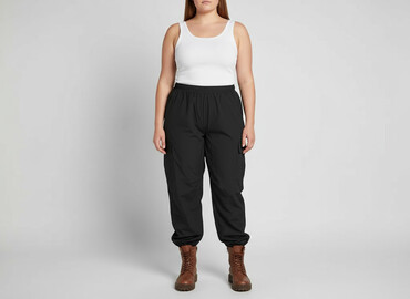wassyl spodnie dresowe: Shein Curve, Spodnie cargo damskie, rozmiar 6XL