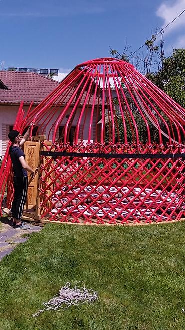 Аренда юрт: Аренда юрты, Каркас Деревянный, 85 баш, Самовар, Стол, С полом — 8