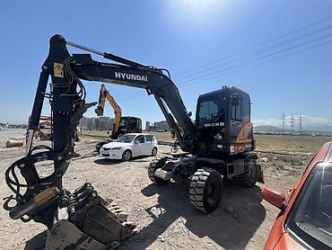 Экскаваторы: Экскаватор, Hyundai, Колесный — 1
