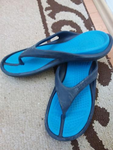 Мужские сандалии, 44, Crocs, Б/у, цвет - Серый, Самовывоз