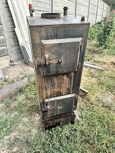 старые тошоки: Твердотопливный котёл Б/у, Для дома — 3