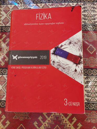 fizika məsələ kitabı pdf: Fizika abituriyentlər üçün tapşırıqlar toplusu. Güvən nəşriyyatı 3-cü