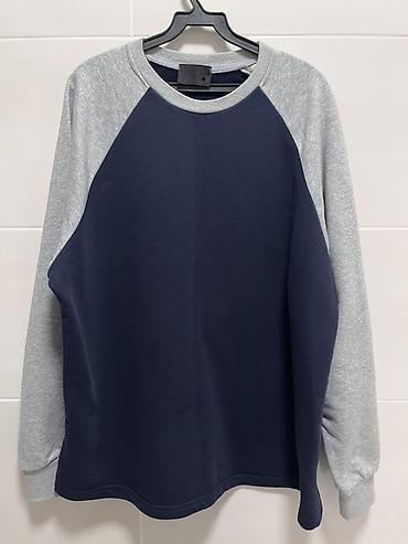 pull and: Свитшот в свободном стиле с контрастным дизайном рукавов реглан — 1