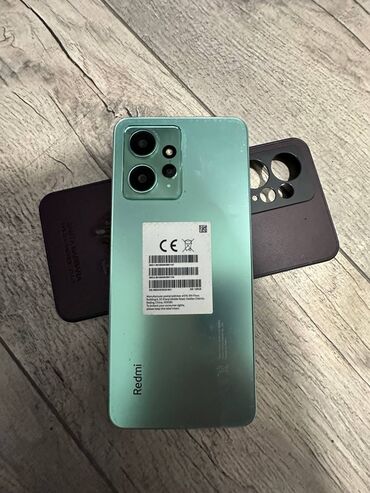 телефоны в токмаке: Xiaomi, Redmi Note 12, Б/у, 128 ГБ, цвет - Зеленый, 2 SIM