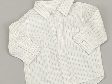 bluzki w czarno białe paski: Bluzka, H&M, 6-9 m, stan - Bardzo dobry