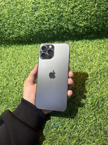 купить айфон 12 про макс бишкек: IPhone 13 Pro Max, Б/у, 256 ГБ, Black Titanium, Чехол, Коробка, 82 %