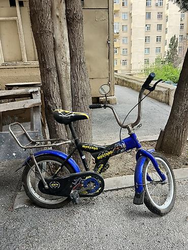 Velosipedlər: Uşaq velosipedi – “Mustang” temalı - Rəng: mavi/qara, üzərində — 1