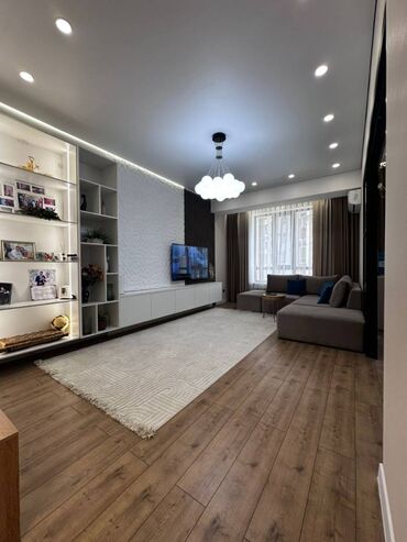 арзан квартира арендага: 3 комнаты, 105 м², Элитка, 4 этаж, Дизайнерский ремонт