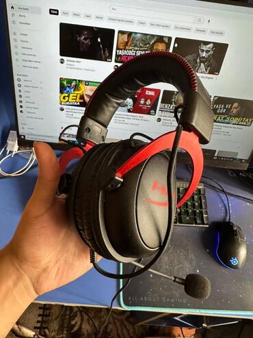 headset: Qulaqlıq "HyperX Cloud II Gaming Headset, 7.1 Surround Sound " 2 ay