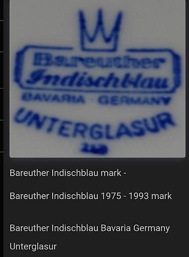 Činije: Cinije nove 1975 do 1993god. Barauther Nemacka. Cinije za — 11