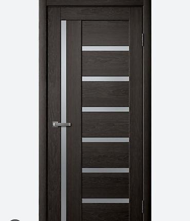 used bed: Межкомнатная дверь, Новый, Со стеклом, Одностворчатая, Деревянная, Распашная, цвет - Коричневый — 1