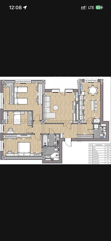 premium development: 4 комнаты, 191 м², Асанбай мкр Элитка, 2 этаж, ПСО (под самоотделку) — 2