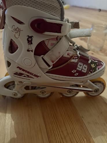ful face kask: Uşaq üçün tənzimlənən inline (xətt) konkiseti - Brend: Powerslide - — 2