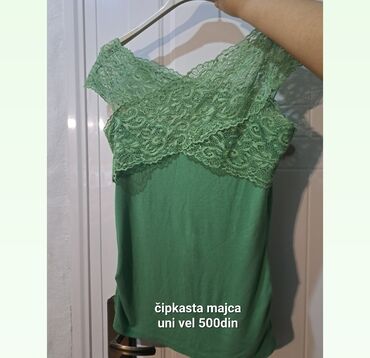 zelene bluze: One size, Jednobojni, bоја - Zelena