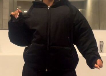 дождевик купить в баку: Pull& Bear Qara şişmə qış gödəkçəsi