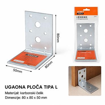 KMT L ugaoni nosač sa dva reda otvora 2382165 - Ugaona ploča tipa L