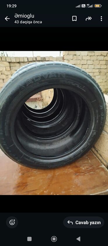 Disk təkərlər: Şin Hankook 215 / 55 / R 17
