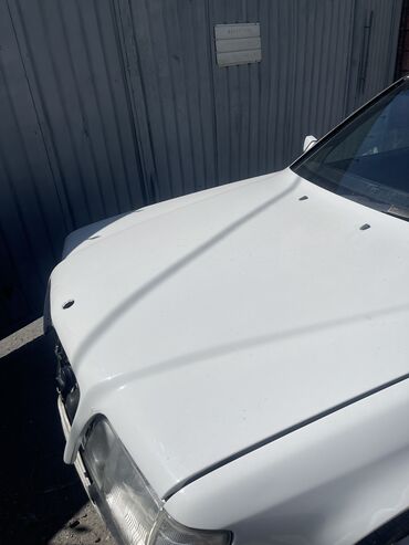 капот лада: Капот Mercedes-Benz 1995 г., Б/у, цвет - Белый, Оригинал