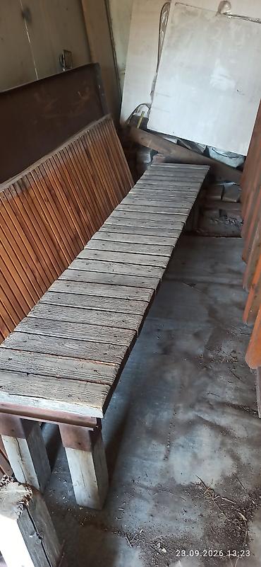 слесарный стол: Скамейка Дерево, Без спинки, Без крыши — 2