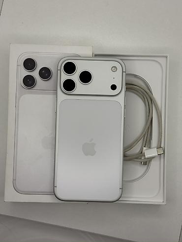 телефон редми 15 с: IPhone 17 Pro Max, Б/у, 512 ГБ, Серебристый, Кабель, Коробка, 100 % — 1