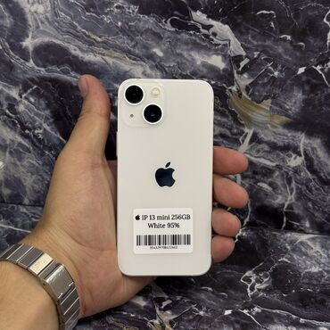 телевизоры бишкек дордой: IPhone 13 mini, Б/у, 256 ГБ, Белый, Кабель, 95 %