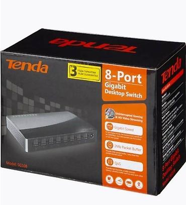 хаб свитч: Гигабитный сетевой хаб Tenda SG108 - 8-портовый гигабитный коммутатор — 7