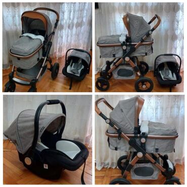 купить кепку в баку: İrada…. Kolyaska 2 li Kolyaska +avtokreslo ENDIRIM OLUNDU ❌️❌️❌️