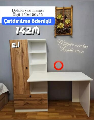 Masa və oturacaq dəstləri: Oğlan və qız üçün, Yeni, Yazı masası