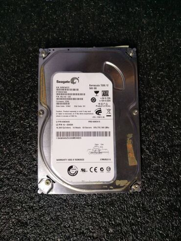 seagate: Накопитель, Б/у, Seagate, HDD, 512 ГБ, 3.5", Для ПК