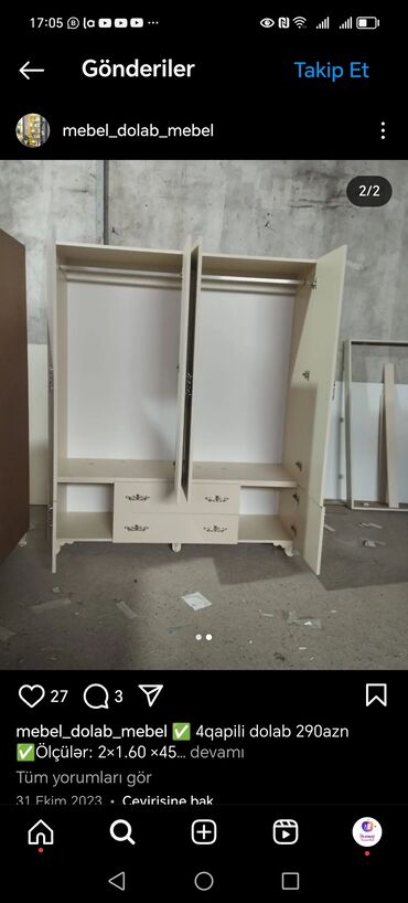 Dolablar: Yeni, Açılan, 3 qapılı Düz dolab, Ayaqqabı dolabı, Türkiyə -da lalafo.az — 13 Dolablar: Yeni, Açılan, 3 qapılı Düz dolab, Ayaqqabı dolabı, Türkiyə — 13