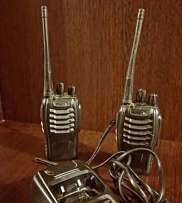 islenmis telefon: Iki ədəd portativ radiostansiya (walkie‑talkie) dəsti Xüsusiyyətlər — 1