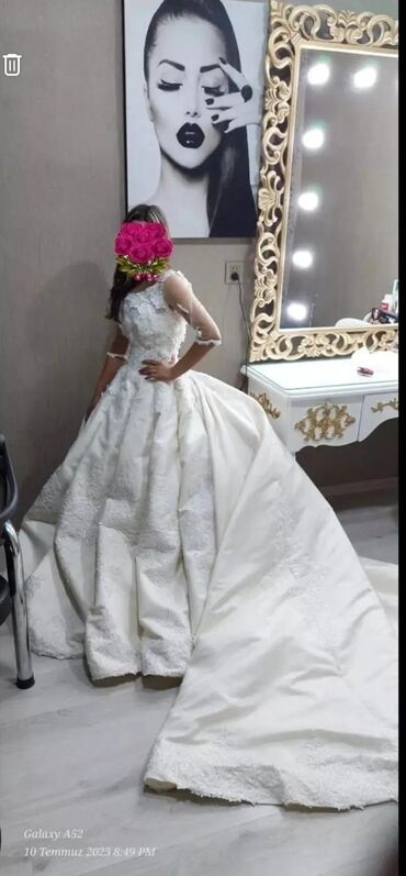 Ziyafət donları: Gelinlik donu tecil 100azn satlir erazi bine savxoz — 7