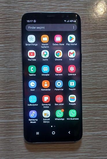 s8 ekranı: Samsung Galaxy S8, 64 GB, rəng - Qara, Simsiz şarj — 1