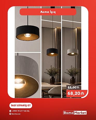 generator az: Asma İşıq – müasir interyerlər üçün minimalist asma lampa — 1